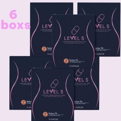 6X Level S Supplement Natural Fat Burn, Lean Body, Weight Management 60 Capsules