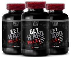 Lifestyle Vitality – GET HARD PILLS – Herbal Balance 3 Bottles 180 Capsules
