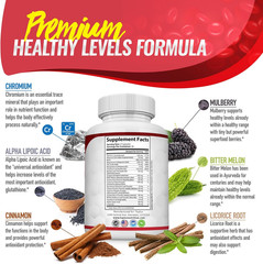 Toplux Blood Sugar Complex 20 Vitamins & Minerals Support Overall Health