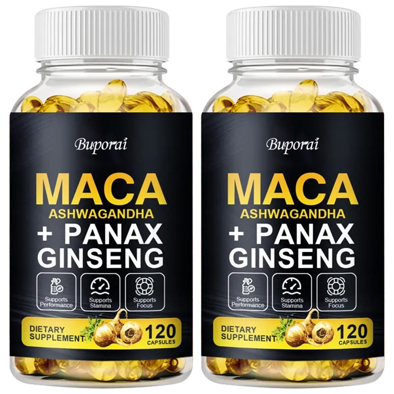 Maca Root 240pcs, Hormonal Balance, Endurance, Vitality, Improved Mood and Focus