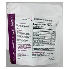 Royalty Raspberry Gummies for Men, Performance Enhancement Formula 10 Ct