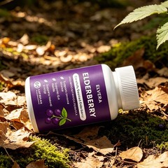 Advanced Elvera Elderberry Gut Support Complex – Organic Black Elderberry Soft C