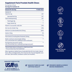 SNAP Nitric Oxide BOOSTER & Prostate Support CHEWS Sugarfree MADE IN THE USA