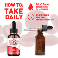 (5 Pack) Glyco Harmony Drop Blood Support Formula Vitamin GlycoHarmony 150 Servs