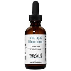 Ionic Lithium Magnesium Drops 60mL Brain and Mood Supplement, Weyland