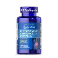 Puritan’s Pride Glucosamine Chondroitin Complex 120 Count (Pack of 1), White