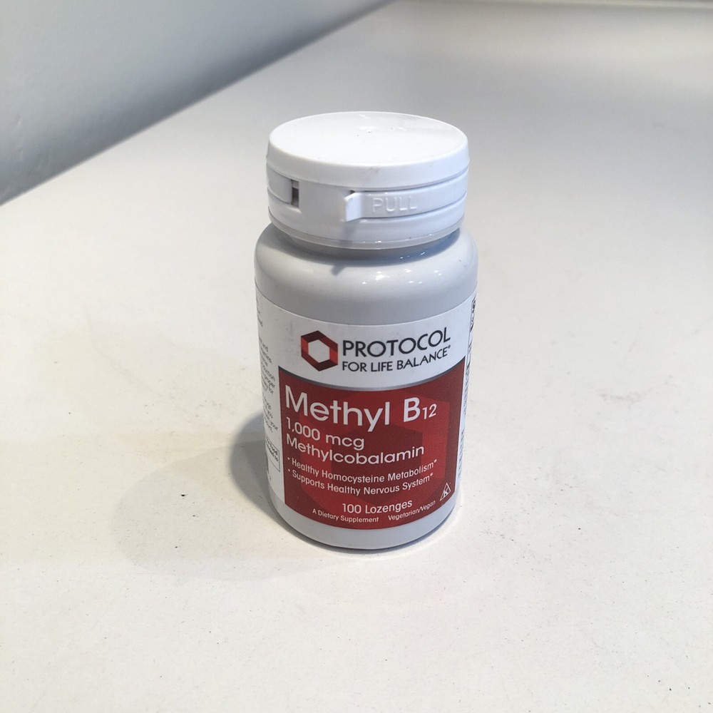 Protocol Methyl B12, 1,000 mcg, 100 Lozenges