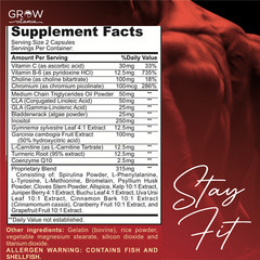 grow vitamin BurnWell capsules