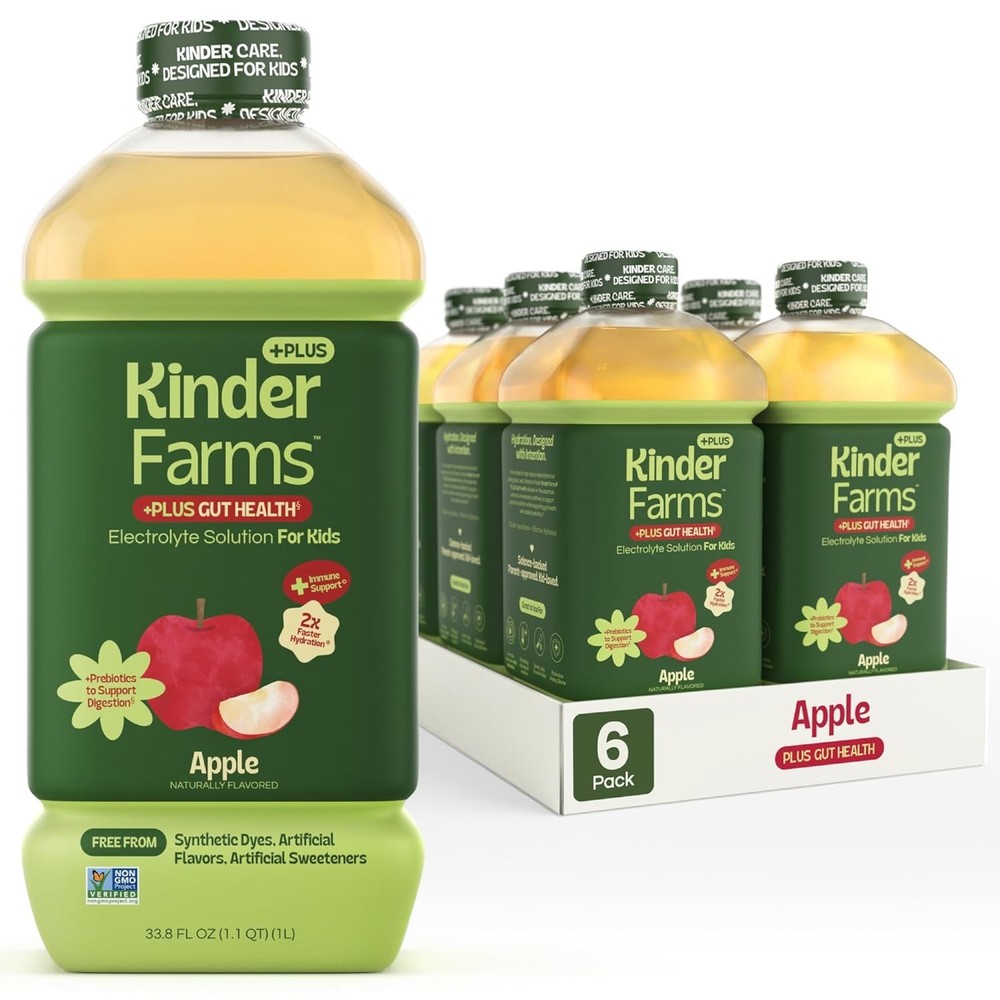 KinderFarms Plus Gut Support Electrolyte Drink for Kids & Adults, Hydration Beve