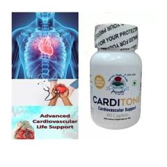 Carditone Ayush Herbs 60 caplets Cardiovascular Support(New Label)