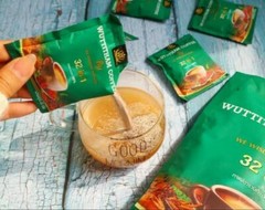 6x Wuttitham Healthy Coffee 32 in 1 Herbs Instant Mixed Weight Control Manage