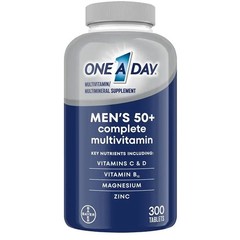One A Day Men’s 50+ Multivitamin 300 Tablets Adult Men Fifty Plus