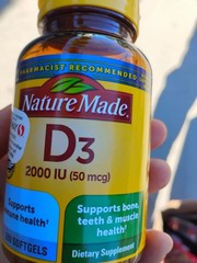 Nature Made D3 2000 IU Supplement s
