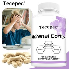 Adrenal Cortex Supplements Balanced Energy Support Immune System 120 Pills US