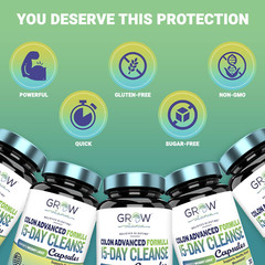 FAST ACTING Colon 15 Day Quick Cleanse – Supports Detox & Increased Energy