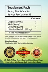 Nitric Oxide Booster Capsules 2400mg Per Serving – Ship from USA\