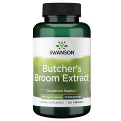 Swanson Butcher’s Broom (Standardized) 150 mg 120 Capsules