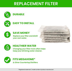 Distiller Filters – Activated Charcoal Carbon Sachets (Made in USA) Odor & VOC A