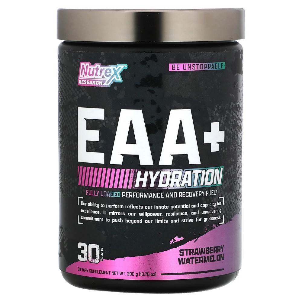 2 X Nutrex Research, EAA+ Hydration, Strawberry Watermelon, 13.76 oz (390 g)