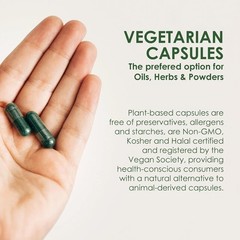 Size 00 Empty Capsules Separated 10,000 Count Clear Empty Vegan Vegetarian HPMC