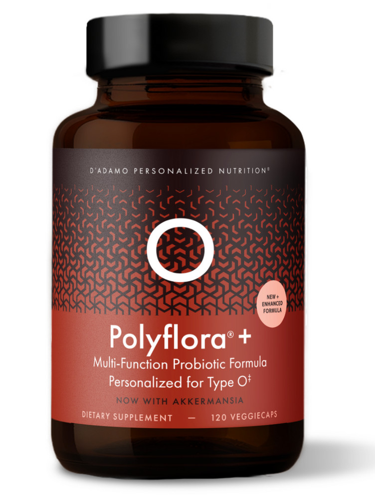 D’Adamo Polyflora® + O, Multi-Function Probiotic Formula, 120 VeggieCaps