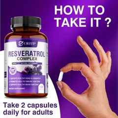 Resveratrol Complex 240pcs – Supports Cellular Energy and Repair, Skin Health