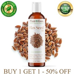 Flaxseed Oil 4 oz. Cold Pressed Unrefined 100% Pure Flax Seed Linseed Liquid