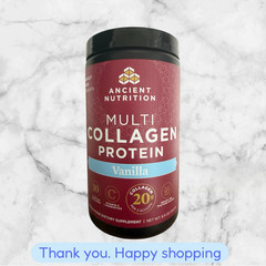 Ancient Nutrition Multi Collagen Protein Vanilla 20g 8.9oz./252g New Ship