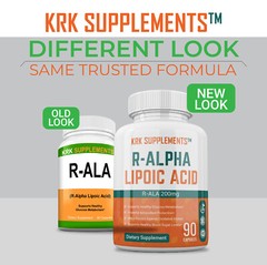 1 R-ALA R-Alpha Lipoic Acid 200mg Antioxidant Blood Sugar Formula Glucose
