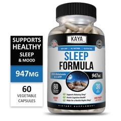 Deep Sleep Formula 60ct, Fall Asleep & Stay Asleep, Melatonin Sleeping Aid