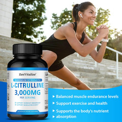 L Citrulline 3000Mg Supplement Capsules for Men & Women – Muscle Recovery & Work