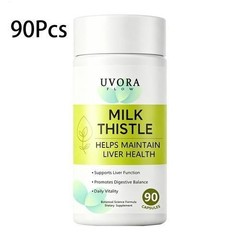 2x Uvora Milk Thistle Detox, Premium Herbal Supplement With Milk Thistle Extrac
