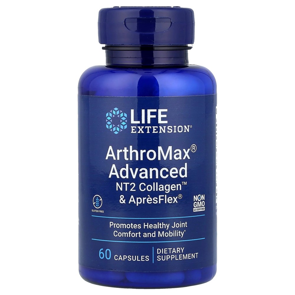 2 X Life Extension, ArthroMax� Advanced, NT2 Collagen� & ApresFlex�, 60 Capsule