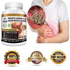 Potent Candida Cleanse With support & Detox Yeast Natural Herbs – 100 Capsules