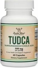 Double Wood TUDCA 500mg per serving • 60 CAPSULES • EXP 07/27