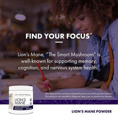 Host Defense Lion’s Mane Powder – Brain Health Support 7 oz EXP 08/27