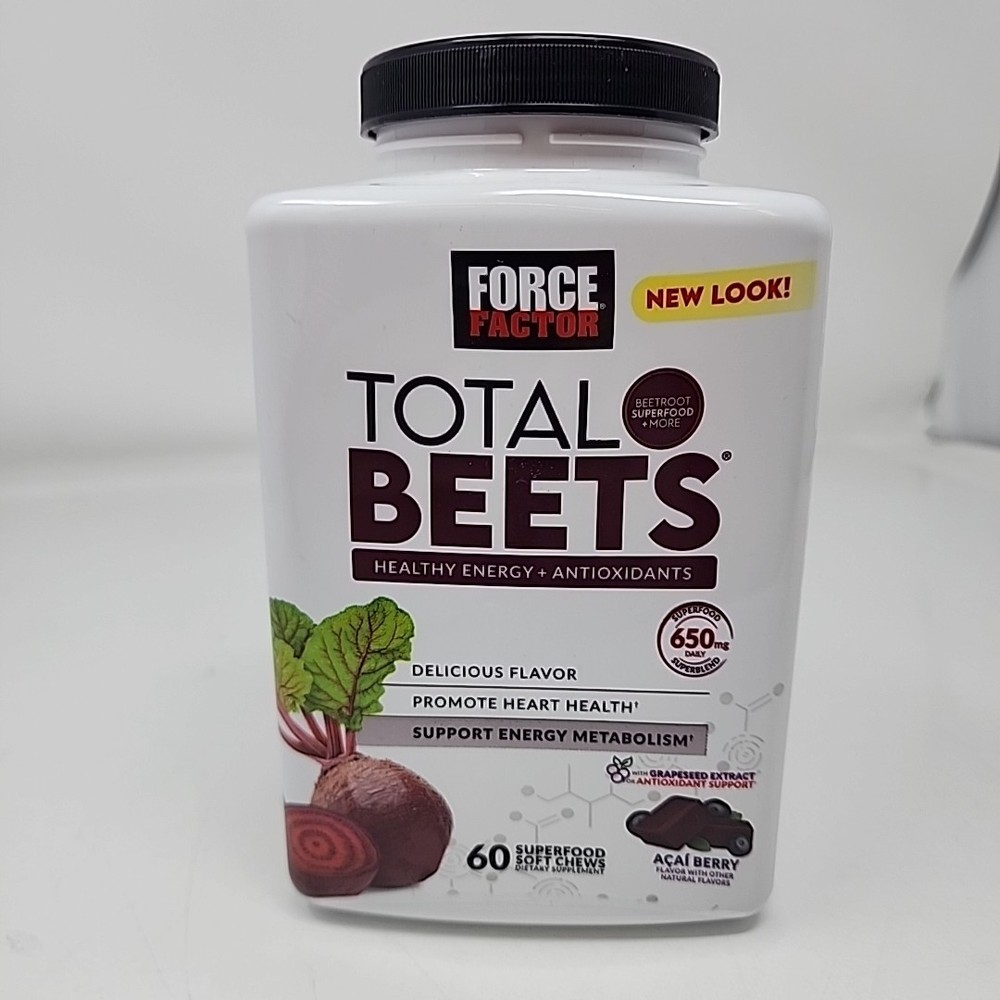Force Factor Total Beets Healthy energy +Antioxidants BB 05/26