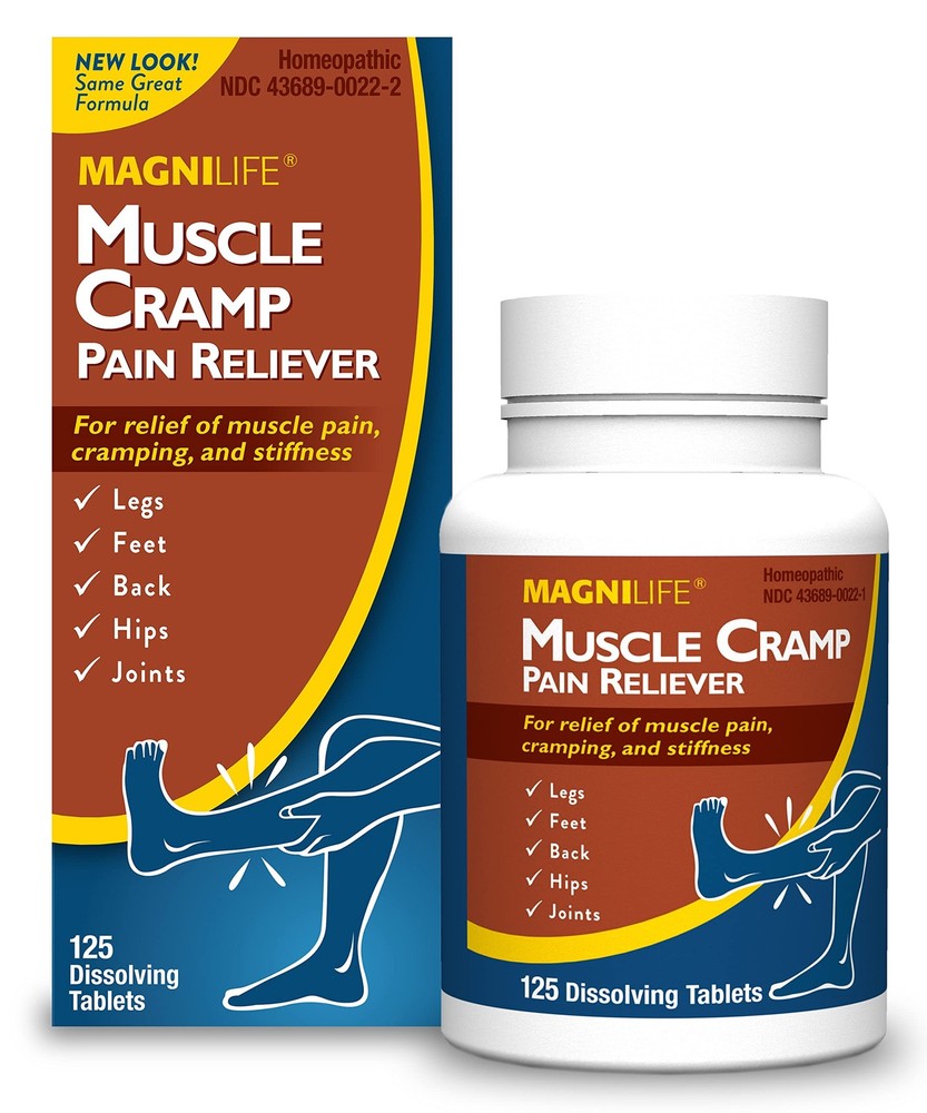 Muscle Cramp Pain Relief Quick-Dissolve Tablets, 125 Count, Quinine-Free Home…