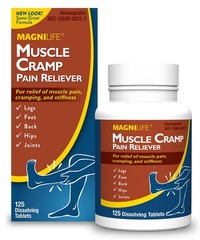 Muscle Cramp Pain Relief Quick-Dissolve Tablets, 125 Count, Quinine-Free Home…