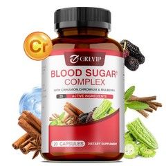 Blood Sugar Complex 120pcs – Promotes Heart and Cardiovascular Health,Metabolism