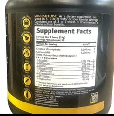 Earth Elixir Creatine + HMB With EAA & BCAA Lemonade Flavor Lot Of 4