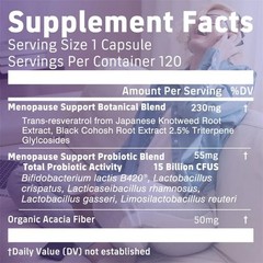 Menopause Total Support 240pcs – Reduce Bloating, Hot Flashes and Mood Swings