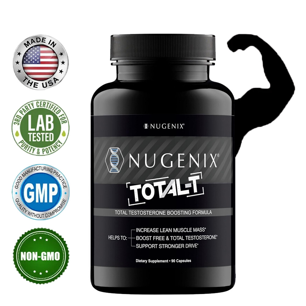 NUGENIX TOTAL-T Capsules -Testosterone Booster for Men, Energy & Stamina 90pcs