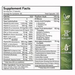 2 Pack SuppBotanics Immuno Vital Immune Support 150+ Nutrients 120 Caps