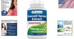 120 -Friendly Broccoli Sprout Capsules – 1000 mg, Anti-Inflammatory Support