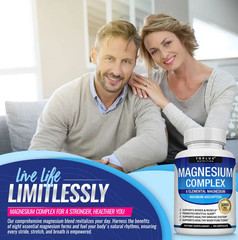 Advanced 8 Toplux Nutrition Complex Mag 1000mg Supports 4X Elemental Magnesium