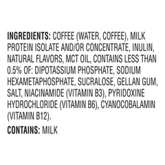 PROTEIN HIGH 25G SHAKE DRINK SUPER COFFEE REAL VANILLA LATTE LOW SUGAR 15 PACK ~