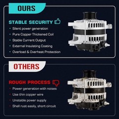 Alternator Replacement 3.8L Jeep Wrangler Dodge Caravan 2007