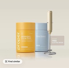 Proper Health Morning Night Bundle Yellows Blues Electric Mixer