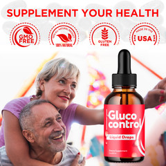 (3 Pack) Gluco Control Blood Support Drops Advanced Vitamin Supplement 2ML